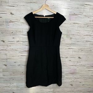 J Crew suiting black wool dress size 8